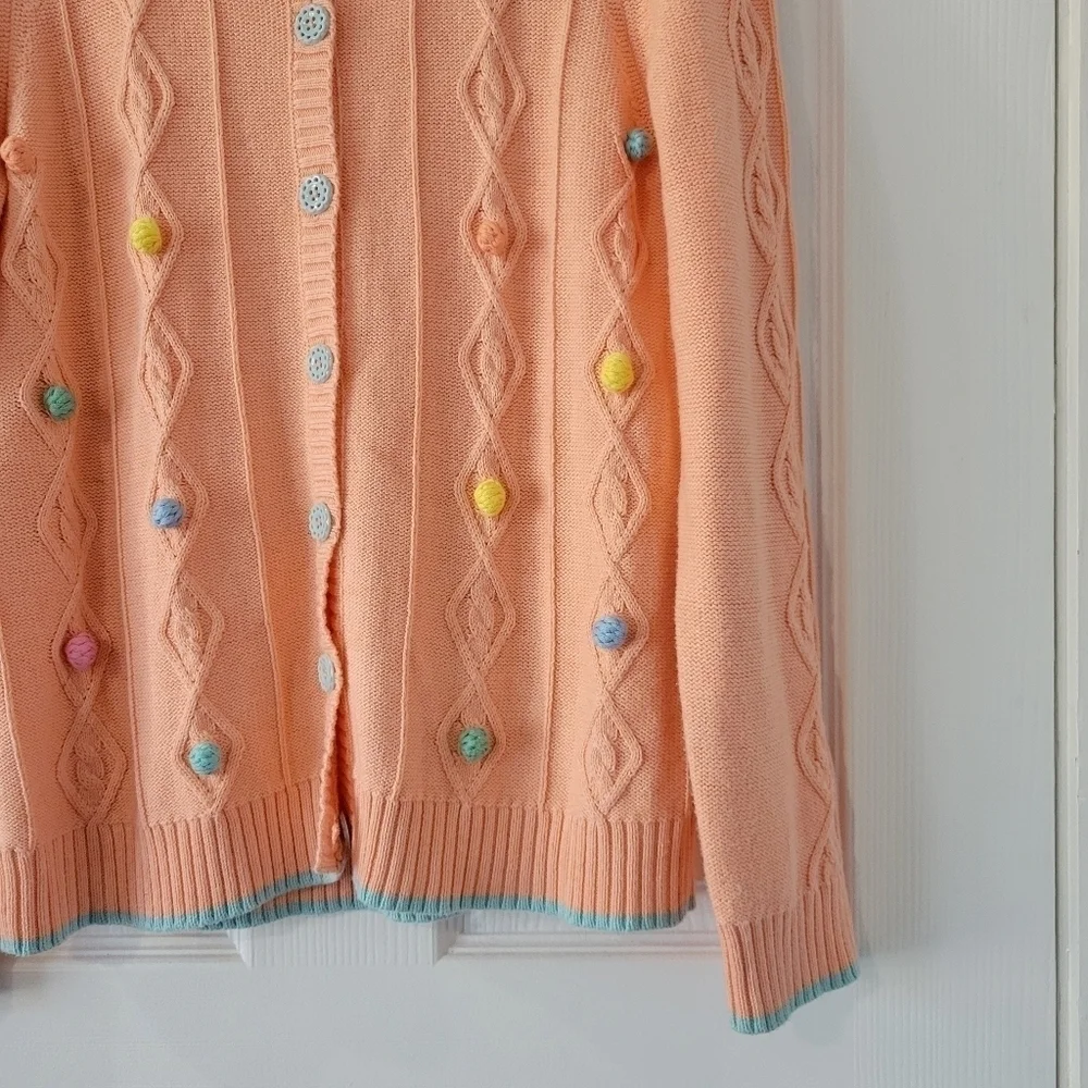 Matilda Jane Pom Pom Pink Cardigan